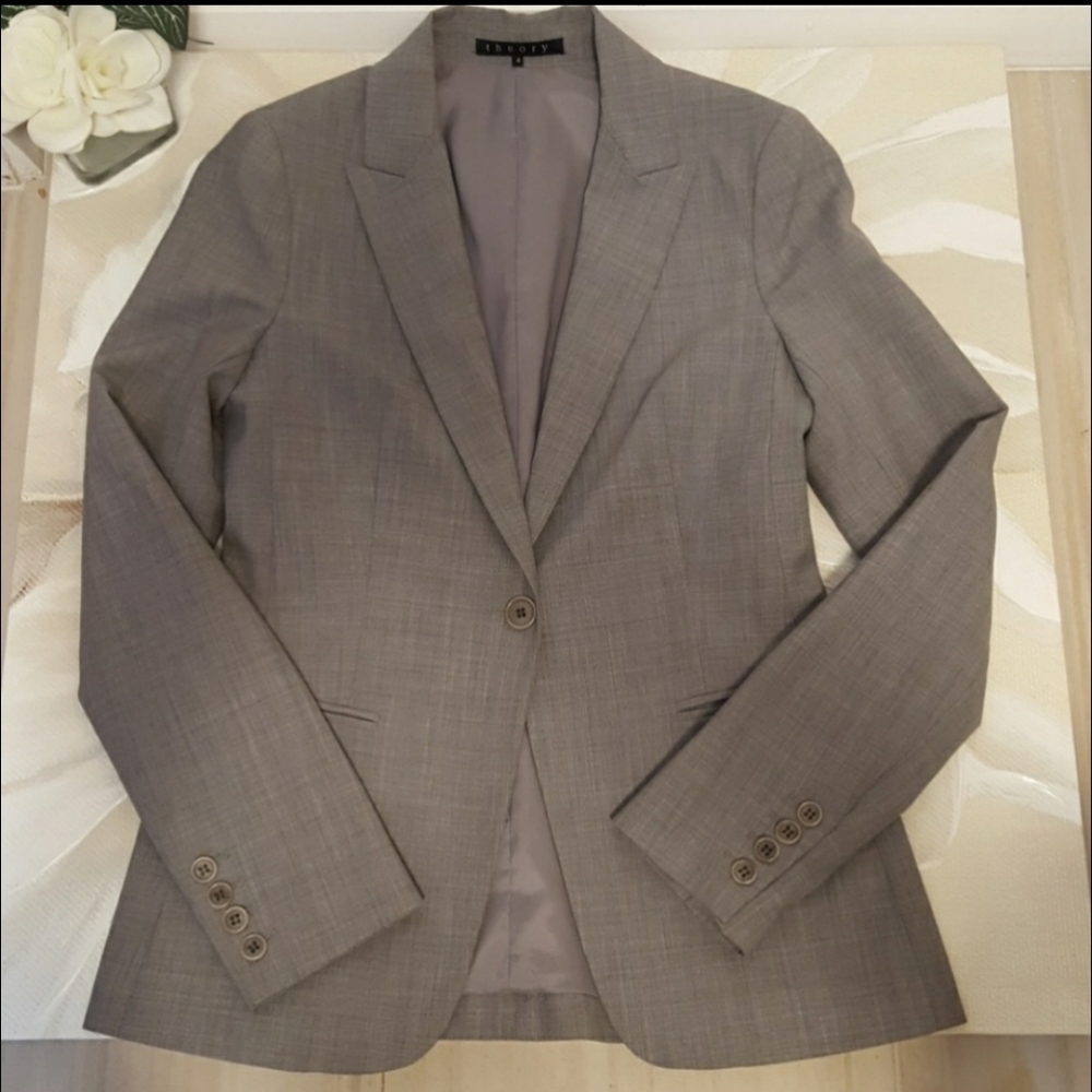 THEORY || Women Blazer light Grey sz 4